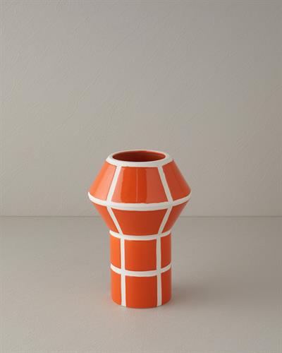 Trina Ваза 28 см Оранжев