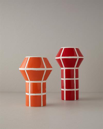 Trina Ваза 34 см Червен