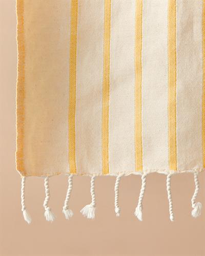 Trine Пещемал Памучен 90x150 cm Жълт