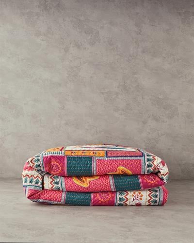 Tropic Patch Многофункционално Покривало Единичен 160x220 см Тъмнорозов