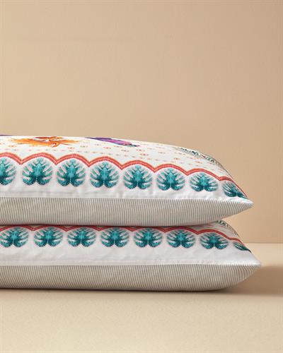 Tropic Sunset Калъфка За Възглавница 2 бр. Мек памук с дигитална щампа 50x70 см Зелен