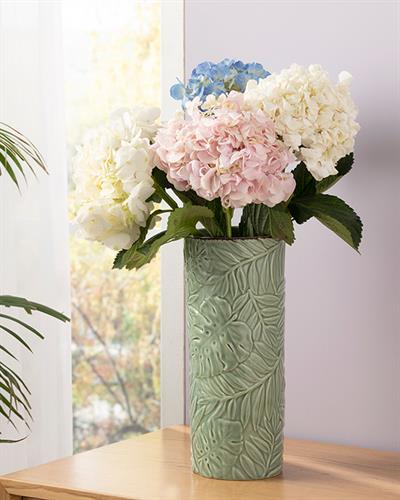 Tropical Ваза 12.7x12.7x30.5 см Зелен