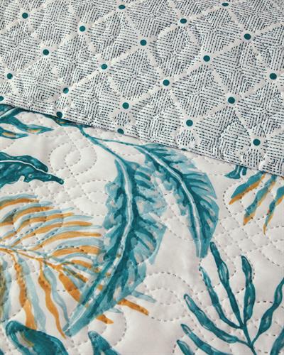 Tropical Breeze Многофункционално Покривало Единичен 160x220 см Зелен