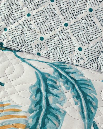 Double Multi-Purposed Quilt 200x220 cm Green