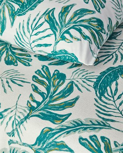 Tropical Breeze Комплект Одеяло Пике Двоен С щампа 200x220 см Зелен