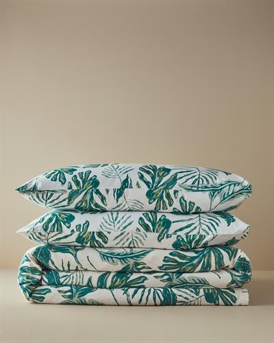 Tropical Breeze Комплект Одеяло Пике Двоен С щампа 200x220 см Зелен