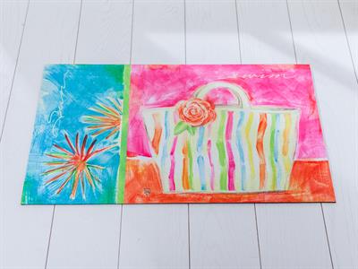 Tropical Swim ИЗСТРИВАЛКА Отпечатано 45x75 cm Pink