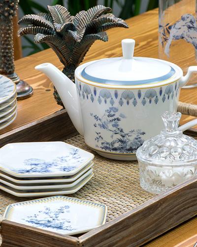 Tual Чайник New Bone 1 Litre Blue.