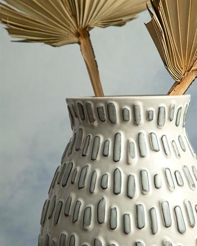 Tuana Ваза Сиво, 13 X 13 X 15 Cm