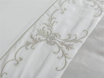 Tulip СПАЛНО БЕЛЬО КОМПЛЕ Двоен Памучен Сатен 200x220 cm