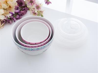 Tulip КУТИЯ ЗА СЪХРАНЕНИЕ 3 комплект Bone China . .