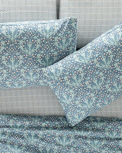 Tulip Blues Калъфка За Възглавница 2 бр. Лесно за гладене 50x70 см Морскосин