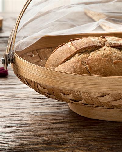 Tulle Кошничка За Хляб Кафяво, 0