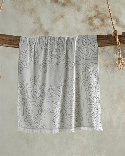 Turtle Плажна Хавлия Една Страна, Памучен Полиестер, Тъмно Зелено, 75 X 150 Cm