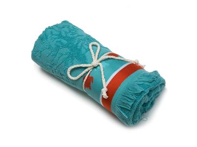 Turtle ПЛАЖНА ХАВЛИЯ Жакардов 80x150 cm Green