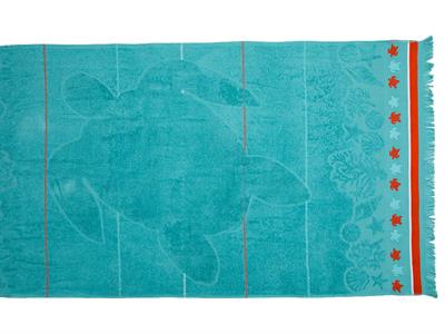 Turtle ПЛАЖНА ХАВЛИЯ Жакардов 80x150 cm Green