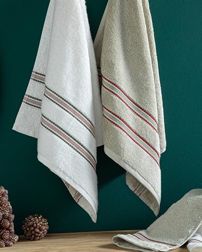 Twin Хавлия За Лице Памучен, Бежово, 50 X 70 Cm