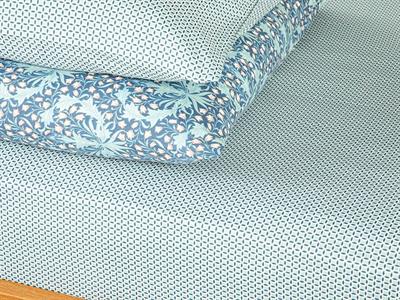 Twin Palms Чаршафи Двоен Размер, Лесно За Гладене, Селедон, 240 X 260 Cm