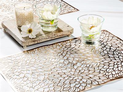 Udon АМЕРИКАНЗКИ СЕРВИЗ 2 комплекта ПВЦ 30x45 cm Златисто