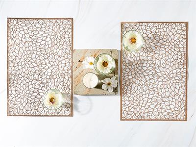 Udon АМЕРИКАНЗКИ СЕРВИЗ 2 комплекта ПВЦ 30x45 cm Златисто