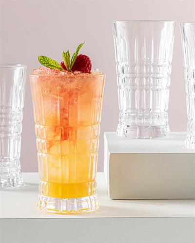 Uni Чаша За Безалкохолно 4 Бр., Стъкло, Прозрачен, 290 Ml