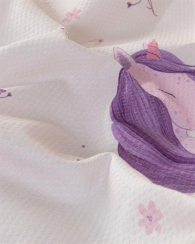 Unicorn Детско Лятно Одеяло Памучен, Розово, 150 X 200 Cm