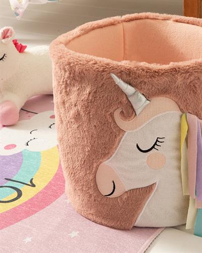 Unicorn Кошница За Играчки 40x26 cm Розов