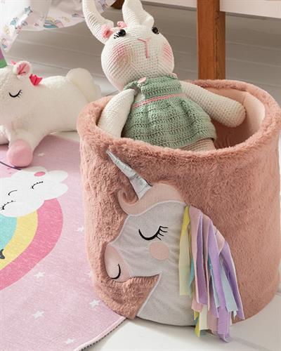 Unicorn Кошница За Играчки 40x26 cm Розов