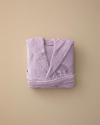 Unicorn Детски Халат За Баня Кадифе 6-8 години Лилав