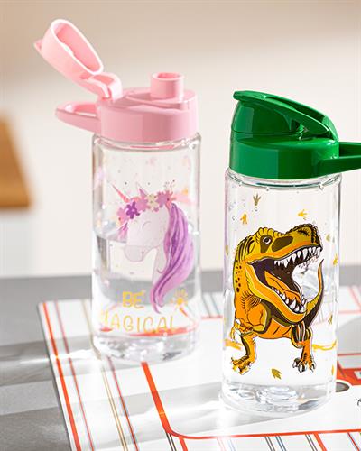 Unicorn Детска Бутилка За Вода Момиче, Tritan, Розово, 500 Ml