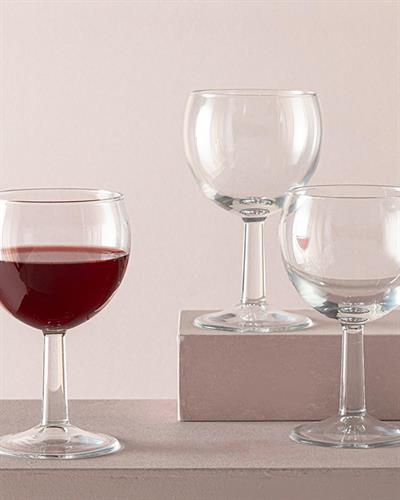 Unique Чаша 3 Бр., Стъкло, Прозрачен, 255 Ml