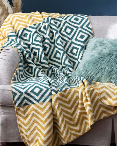 Urban Diamond Тв Одеяло Акрил 130x170 см Зелен