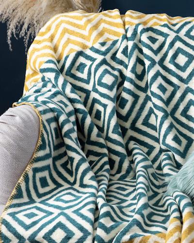 Urban Diamond Тв Одеяло Акрил 130x170 см Зелен