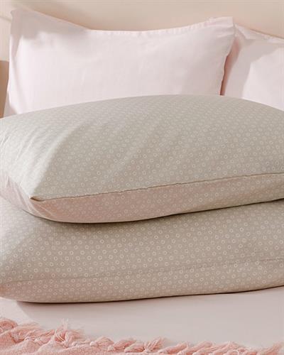 Urban Dots Калъфка За Възглавница 2 бр. Памучен 50x70 см Бежов