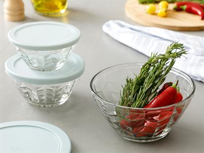 Urban Folk КУТИЯ ЗА СЪХРАНЕНИЕ 3 бр. Cam 410-610-1100 ml Gray