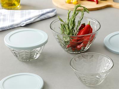 Urban Folk КУТИЯ ЗА СЪХРАНЕНИЕ 3 бр. Cam 410-610-1100 ml Gray