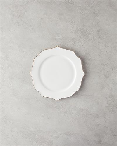 Valencia Комплект За Хранене Костен порцелан 27 части за 6 души Златен