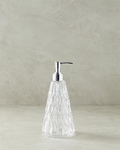 Valeria Glass Liquid Soap Dispense 10x22 cm Gold