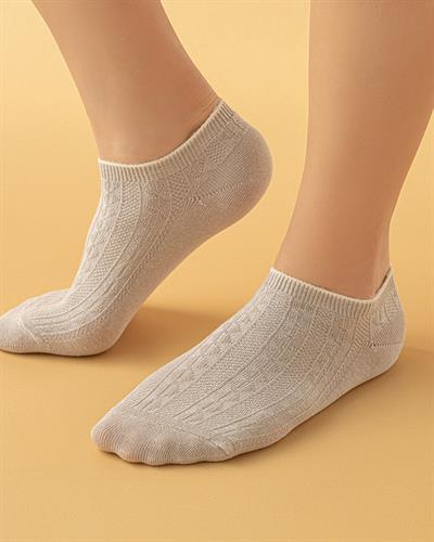 Valeria Чорапи Дамски Единичен, Памучен, Екру, 36-40