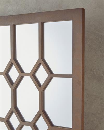 Valeria Wooden Mirror 50x70 cm Natural.