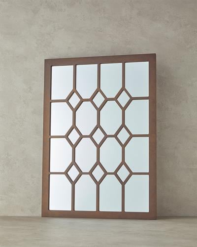 Valeria Wooden Mirror 50x70 cm Natural.