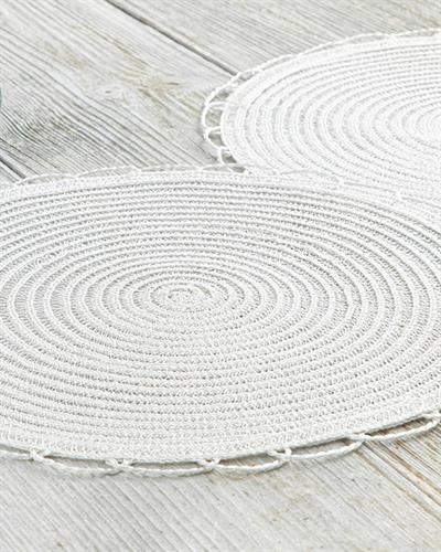 Valge Американзки Сервиз 2Бр., Полипропилен, Бяло, 38 Cm