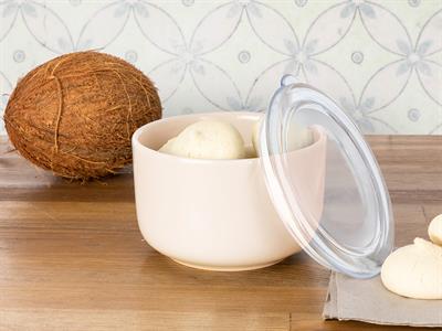 Vanity КУТИЯ ЗА СЪХРАНЕНИЕ Малка Керамичен 12 cm Cream.