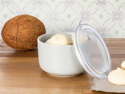 Vanity КУТИЯ ЗА СЪХРАНЕНИЕ Малка Керамичен 12 cm Gray