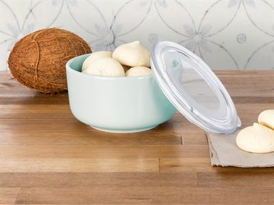 Vanity КУТИЯ ЗА СЪХРАНЕНИЕ Среден размер Керамичен 14 cm Seledon,