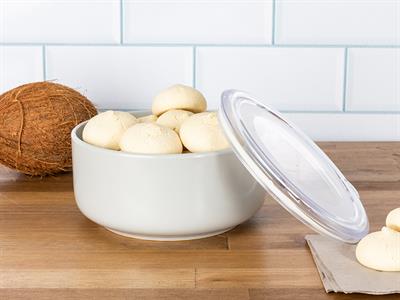 Vanity КУТИЯ ЗА СЪХРАНЕНИЕ Голяма Керамичен 16 cm Gray