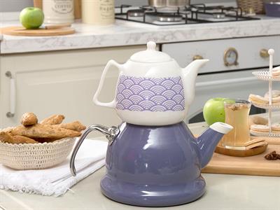 Vanity ЧАЙНИК Емайлиран 2,5 L Purple.