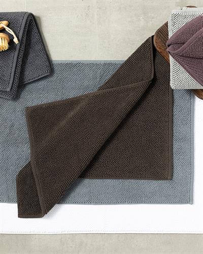 Vanity Хавлия За Крака Памучен, Тъмен Дамсън, 50 X 70 Cm