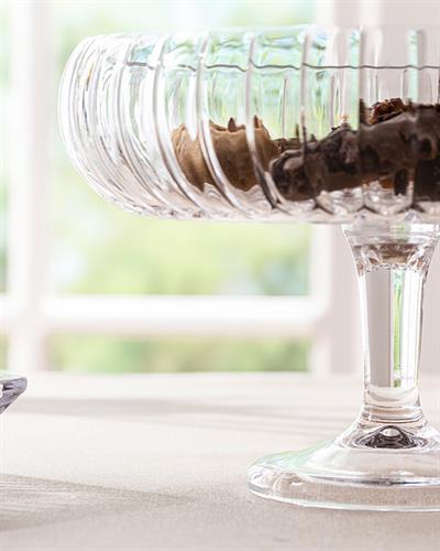 Vanya Презентация С Крака, Стъкло, Прозрачен, 24X16 Cm