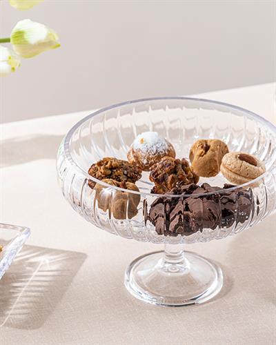 Vanya Презентация С Крака, Стъкло, Прозрачен, 24X16 Cm